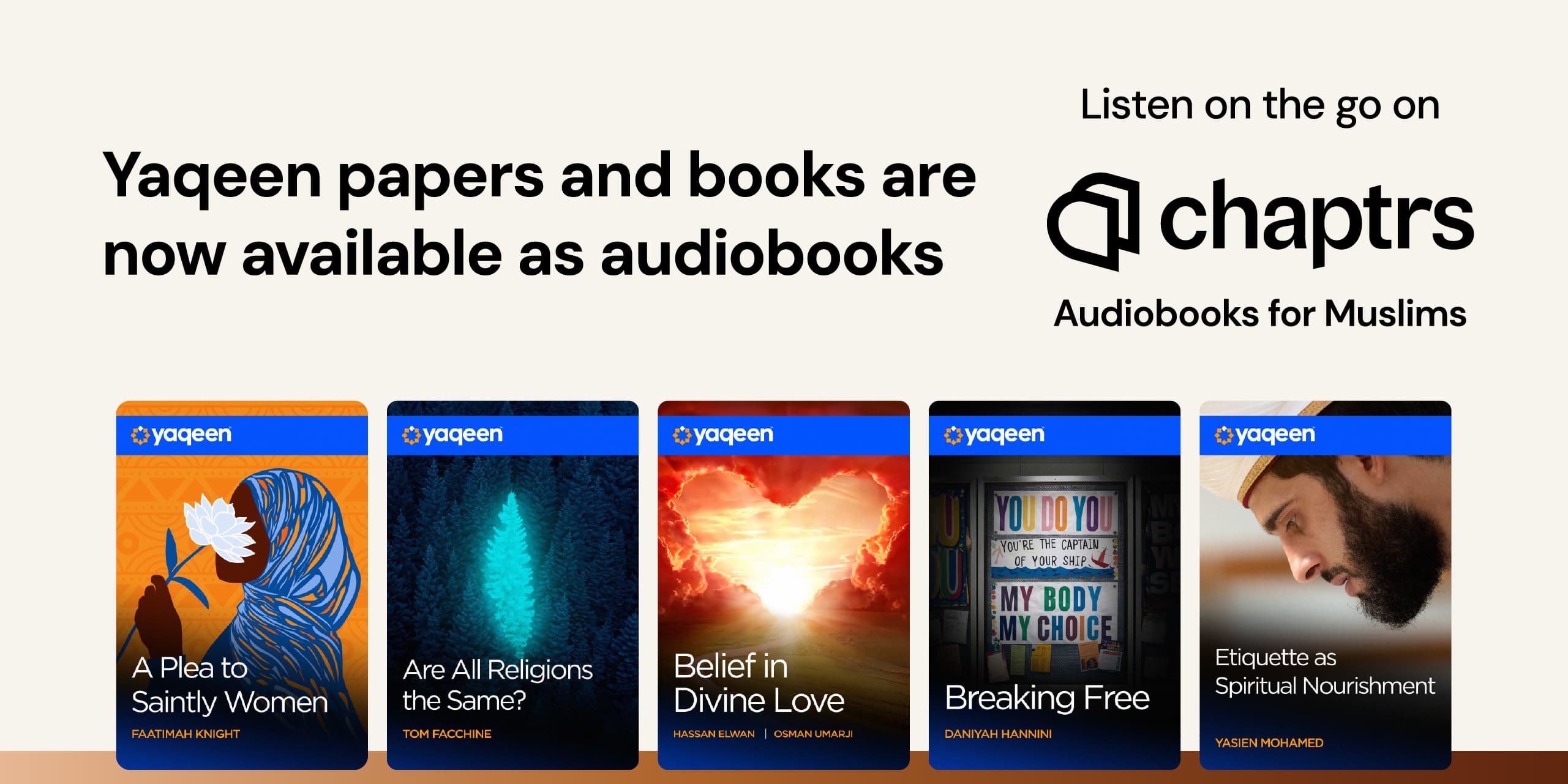 Listen on the go on Chaptrs